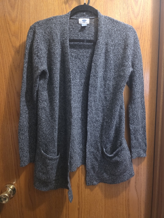 Old Navy Sweaters - Old Navy Heather Gray Open Cardigan with Front Pockets